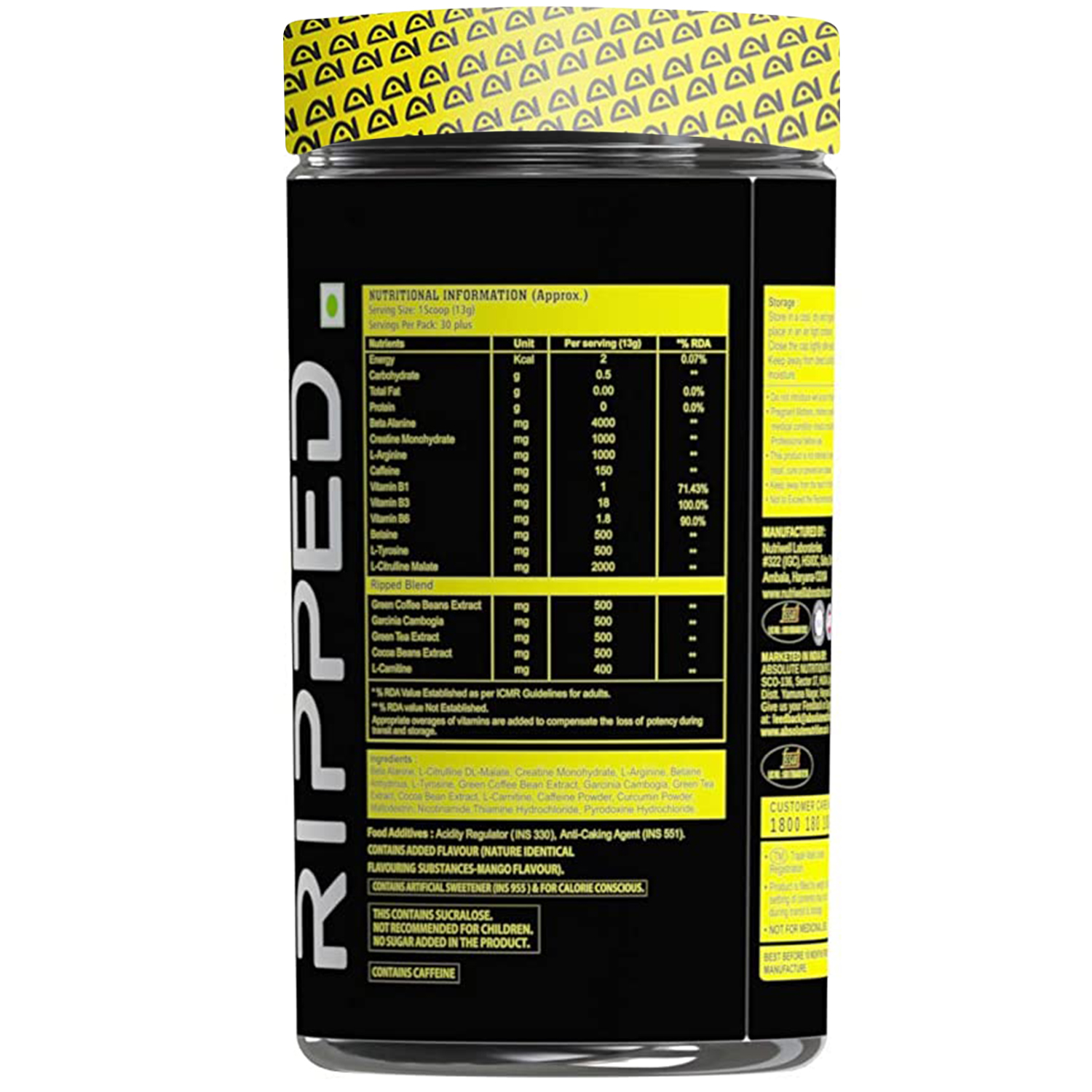 Preworkout ripped fruit punch (3)